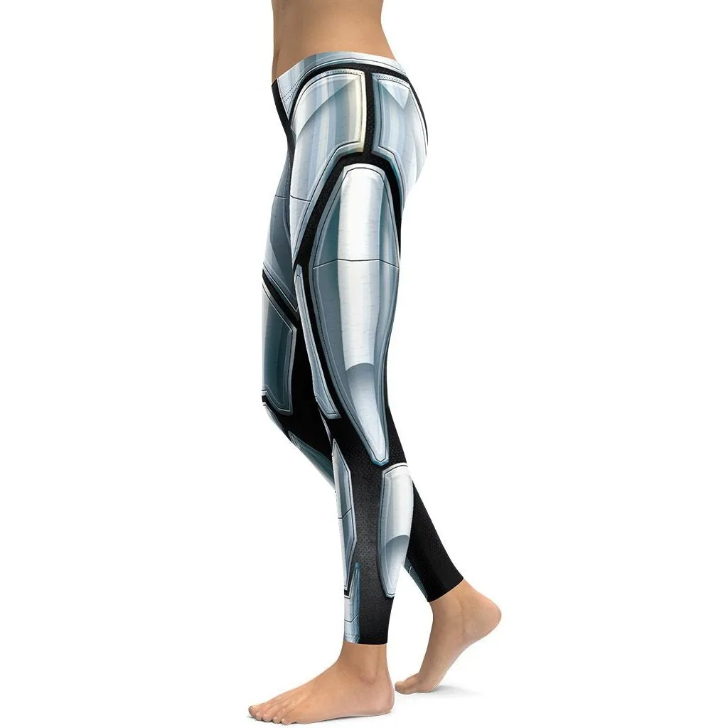 3D Iron Metal Armor Leggings