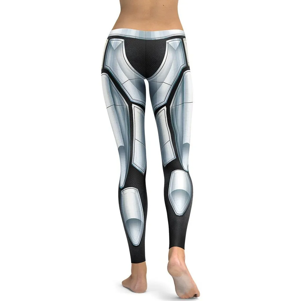 3D Iron Metal Armor Leggings