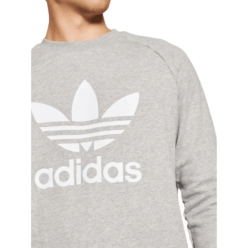 Adidas Mens Classic Crewneck - Grey