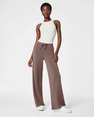 Air Essentials Wide Leg Pant by Spanx - Smoke