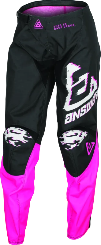 Answer 23.5 Syncron Meltdown Pant Black/Magenta/Grey Womens Size - 10 Regular