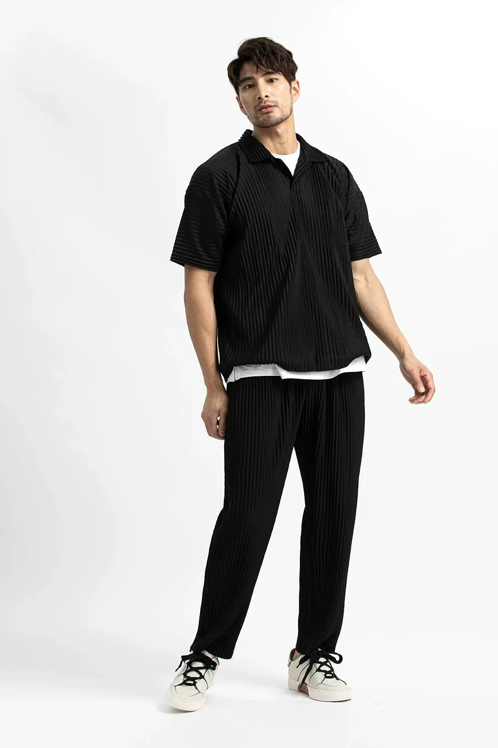 Baggy relaxed fit casual trousers