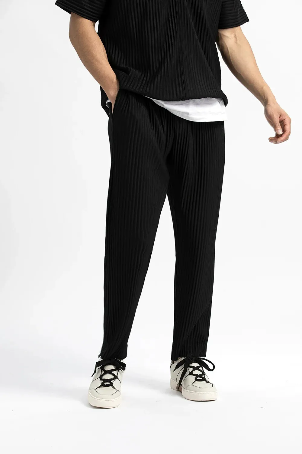 Baggy relaxed fit casual trousers