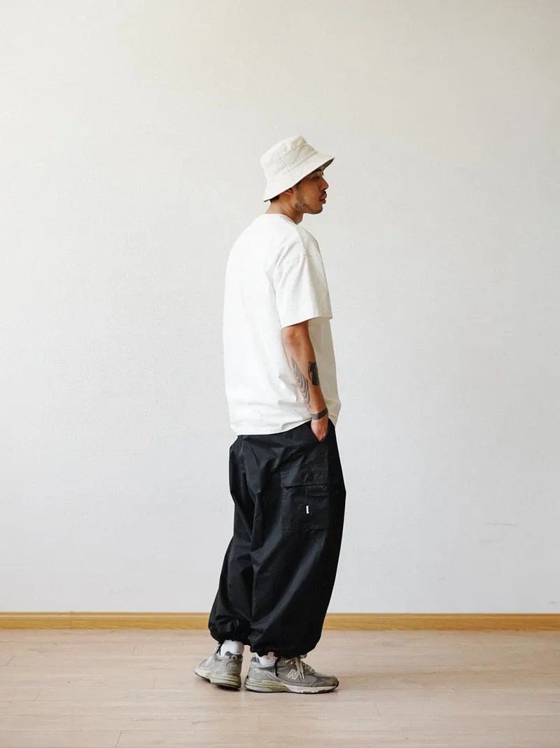 Cargo Multi-Pocket Loose Straight Solid Color Pants