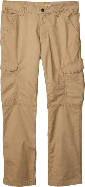 Carhartt BN200 Force Relaxed Work Trousers, Dark Khaki