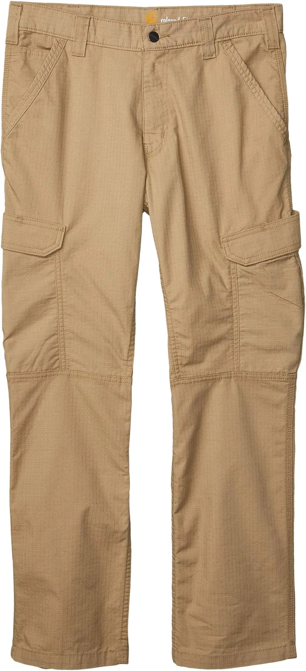 Carhartt BN200 Force Relaxed Work Trousers, Dark Khaki