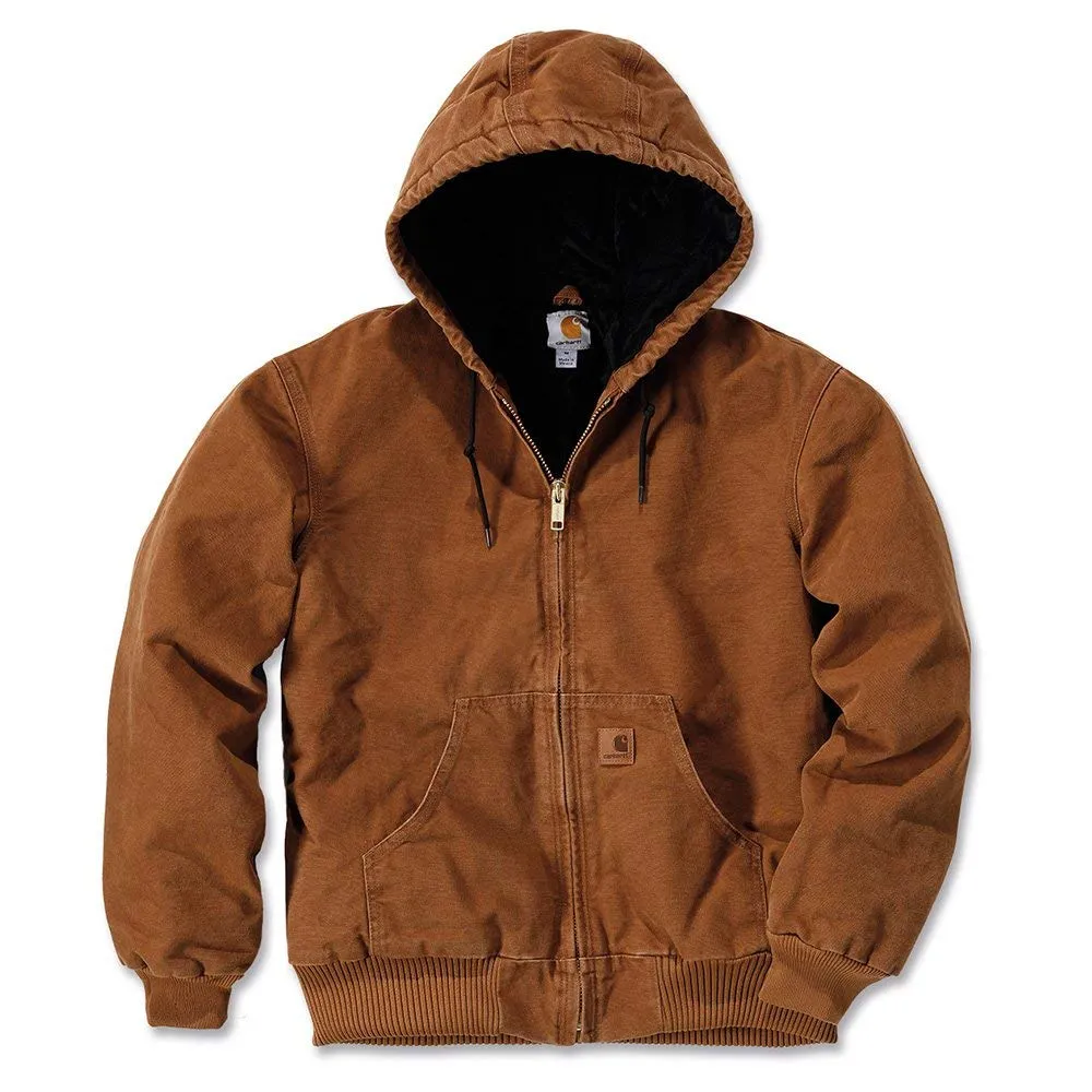 Carhartt Men's Quilted Flannel Lined Sandstone Active Jacket