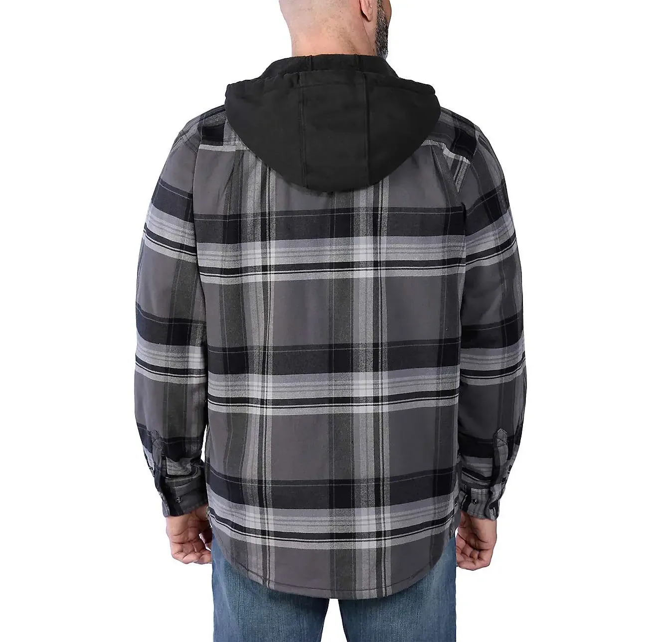 Carhartt Rugged Flex Flannel Fleece Lined Hooded Shacket