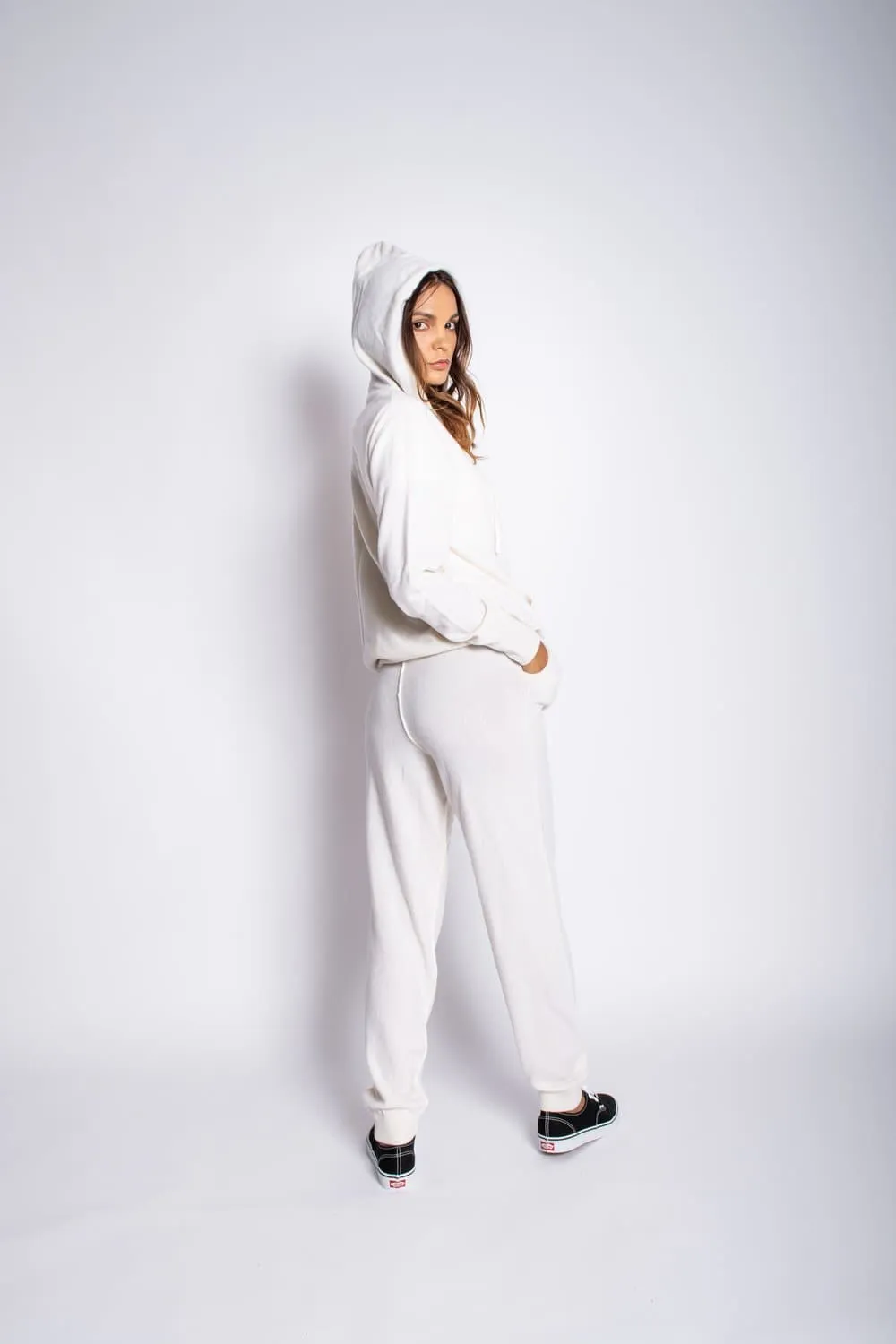 Cashmere Loungewear Sweatsuit Two Piece Set