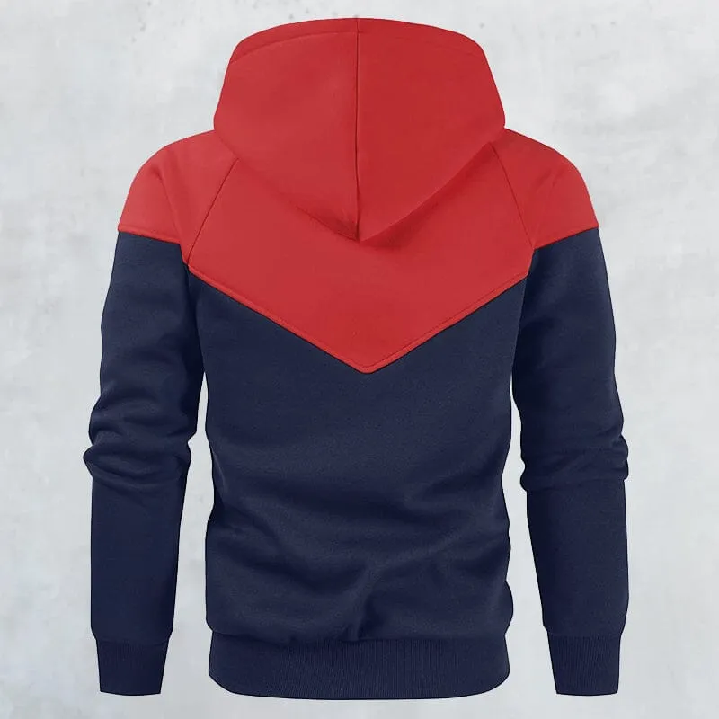 Color Block Casual Sports Sweatshirt