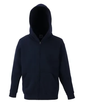 Deep Navy - Kids premium hooded sweatshirt jacket