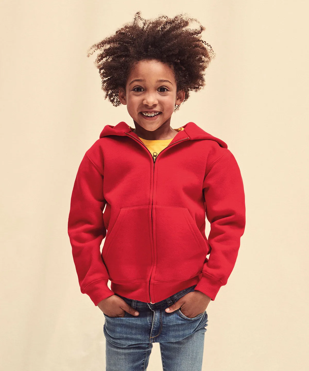 Deep Navy - Kids premium hooded sweatshirt jacket