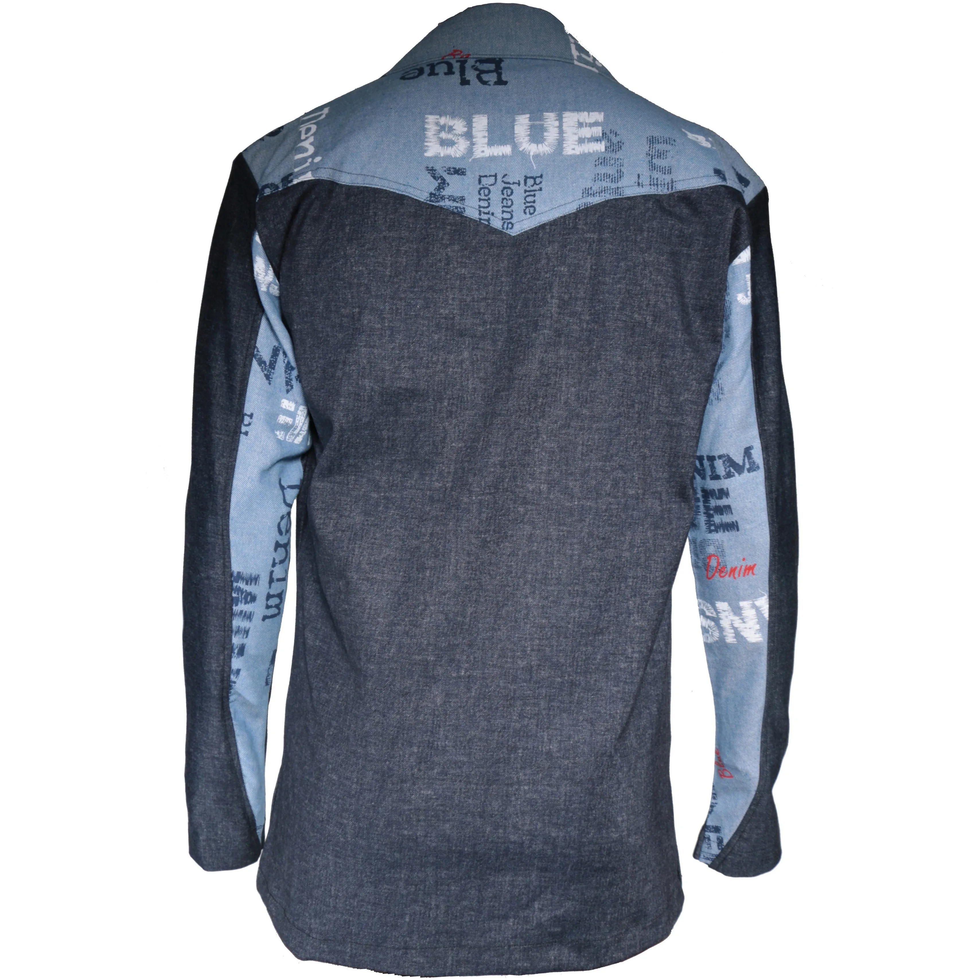 Duo tone Stretchy Denim sport Jacket