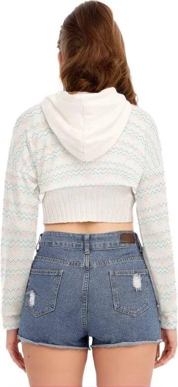 Easy Days Teen's Smock Cropped Hoodie