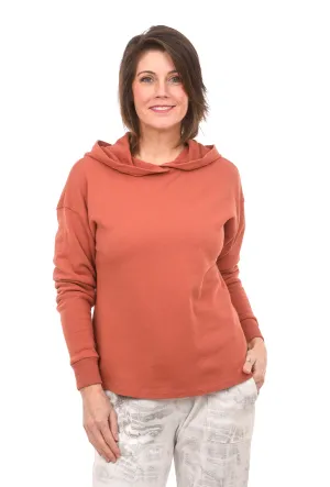 Easy Fit Hoodie, Red Jasper