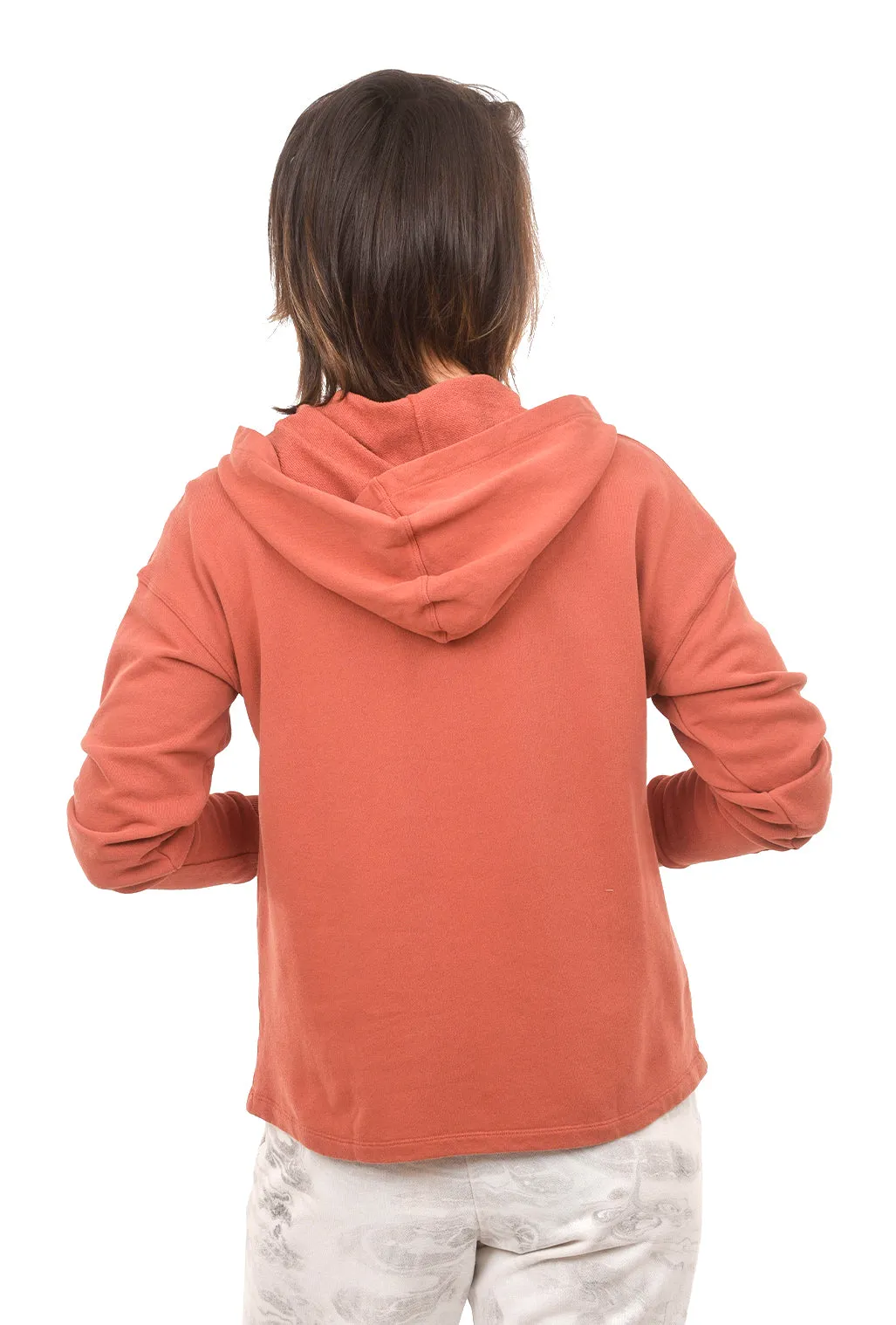 Easy Fit Hoodie, Red Jasper