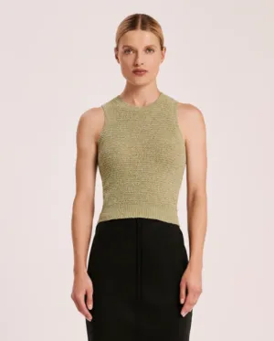 Ember Knit Tank Lime