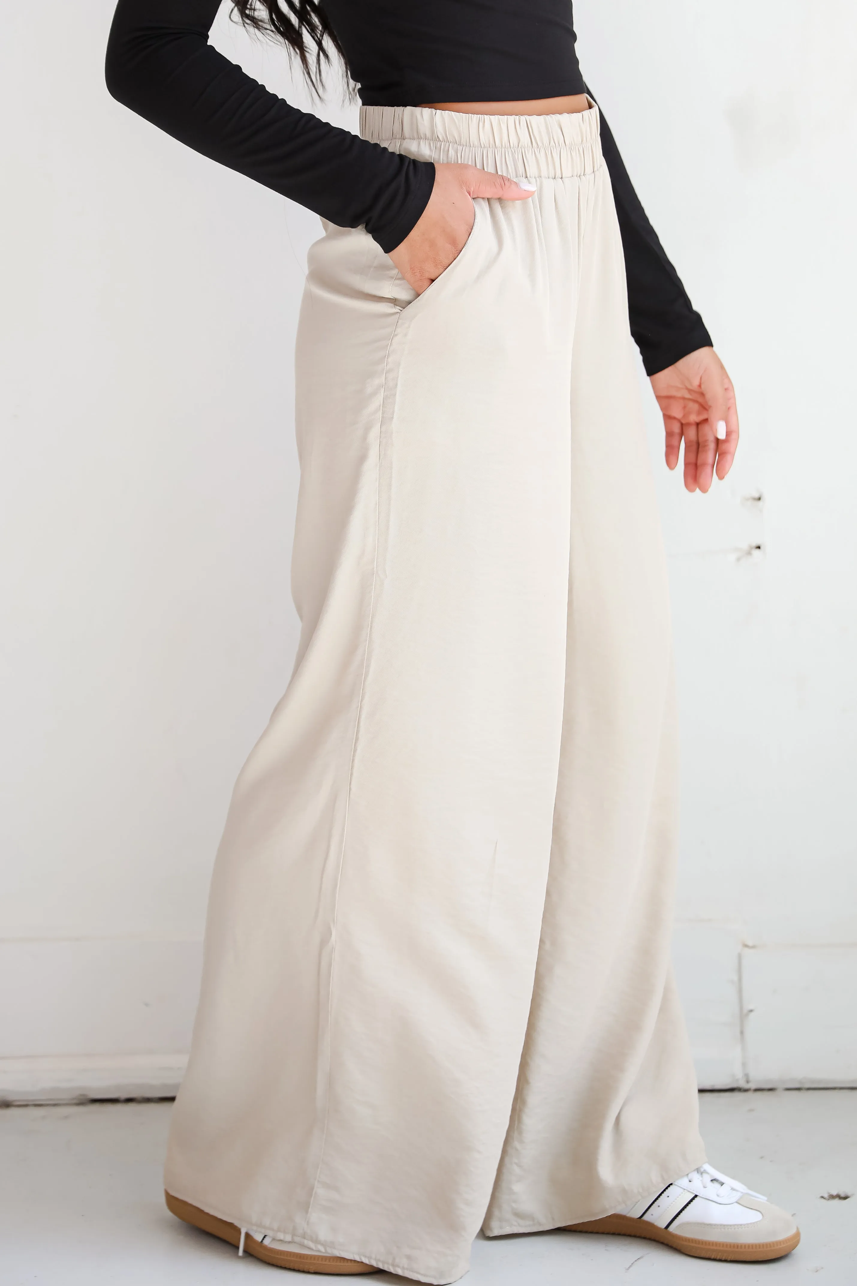 FINAL SALE - Positively Delightful Wide Leg Pants