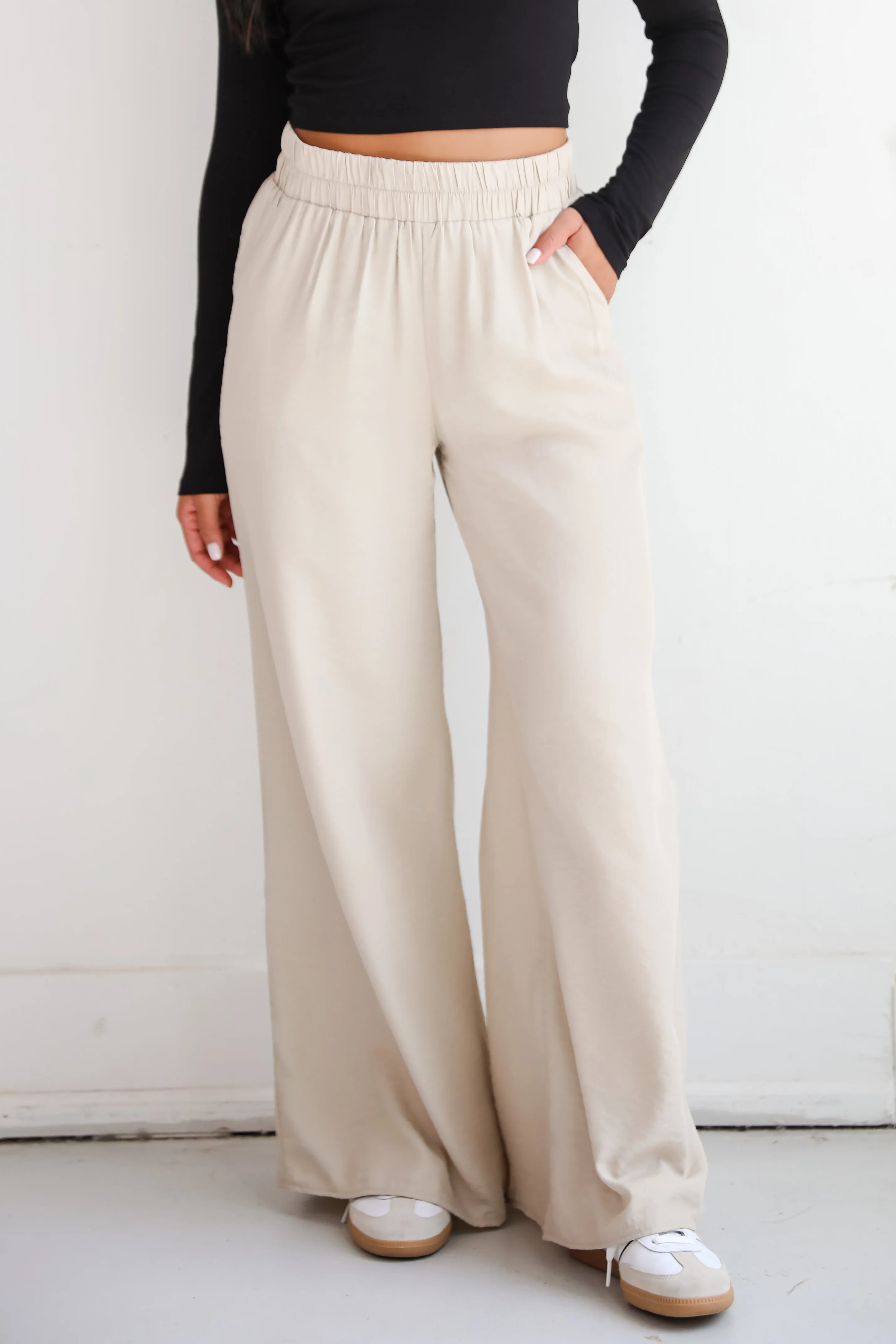 FINAL SALE - Positively Delightful Wide Leg Pants