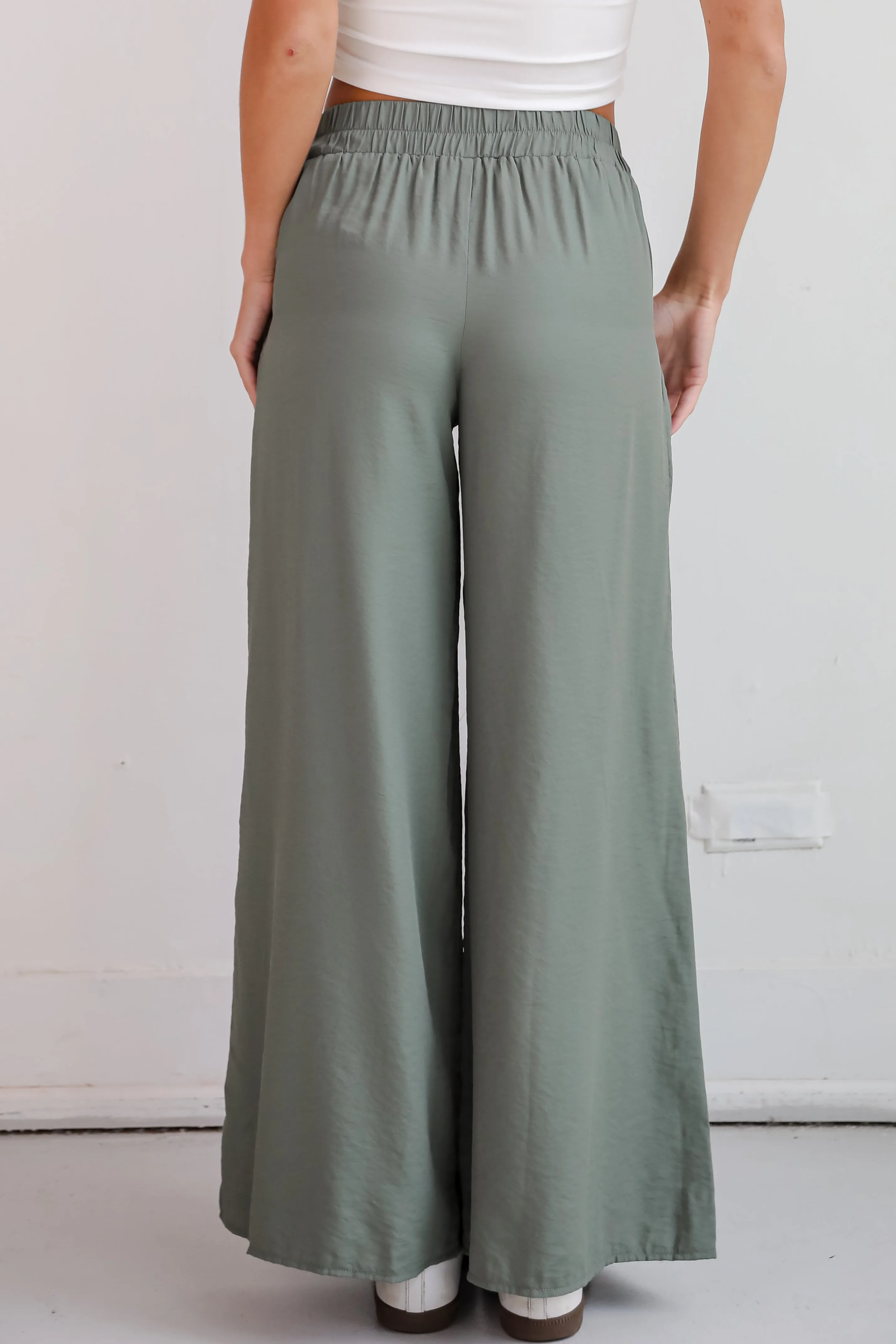 FINAL SALE - Positively Delightful Wide Leg Pants