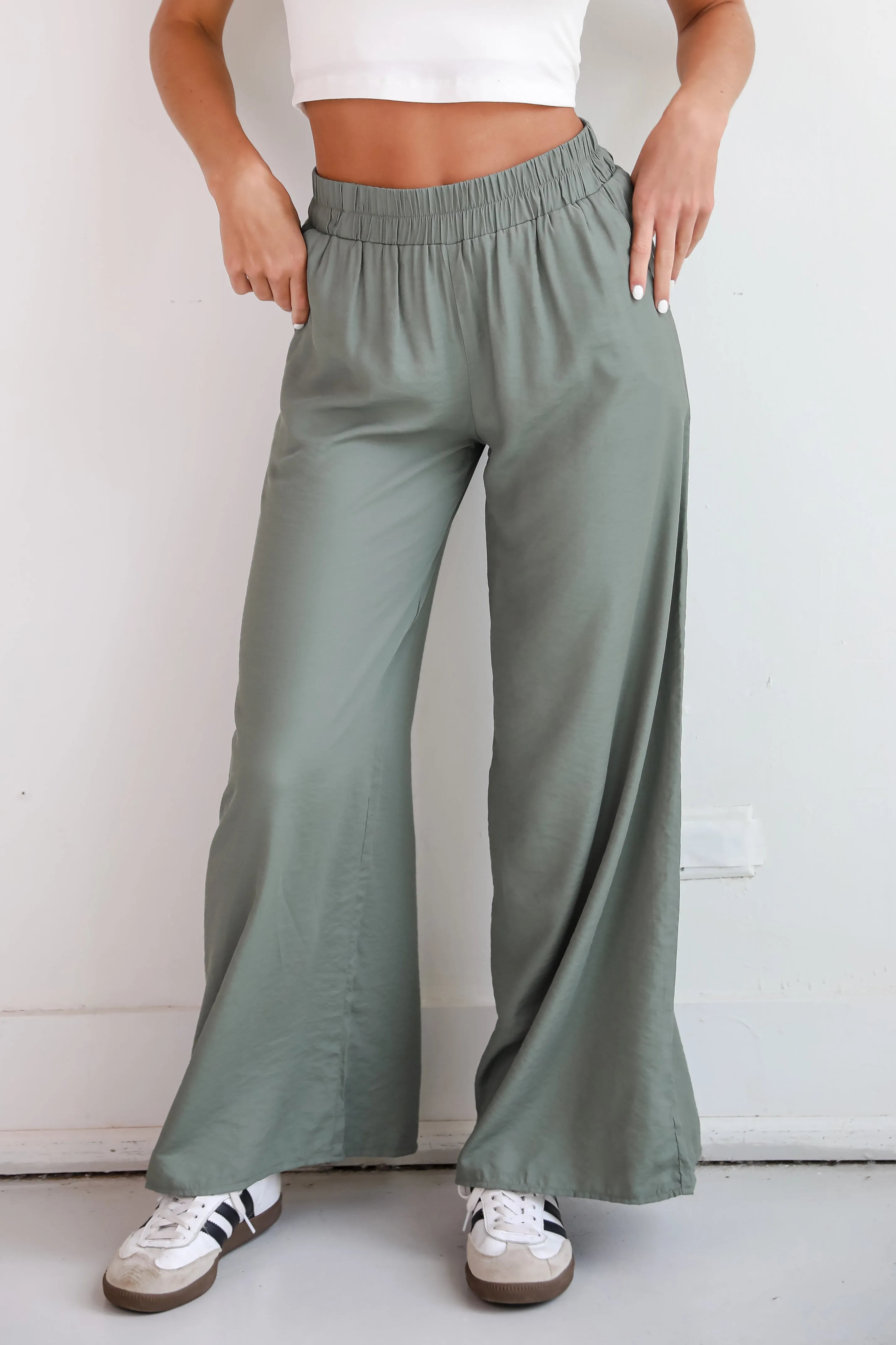 FINAL SALE - Positively Delightful Wide Leg Pants