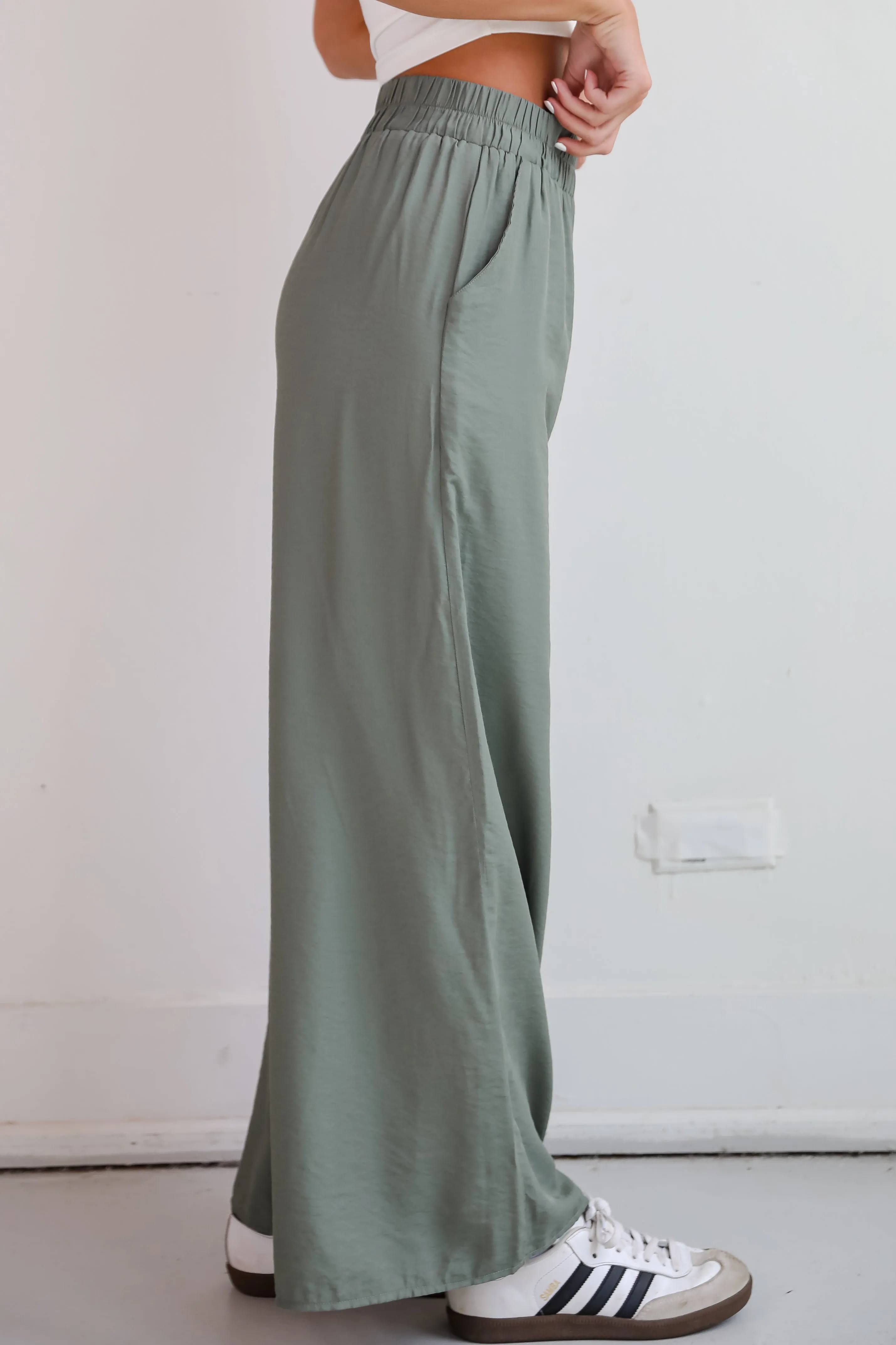 FINAL SALE - Positively Delightful Wide Leg Pants