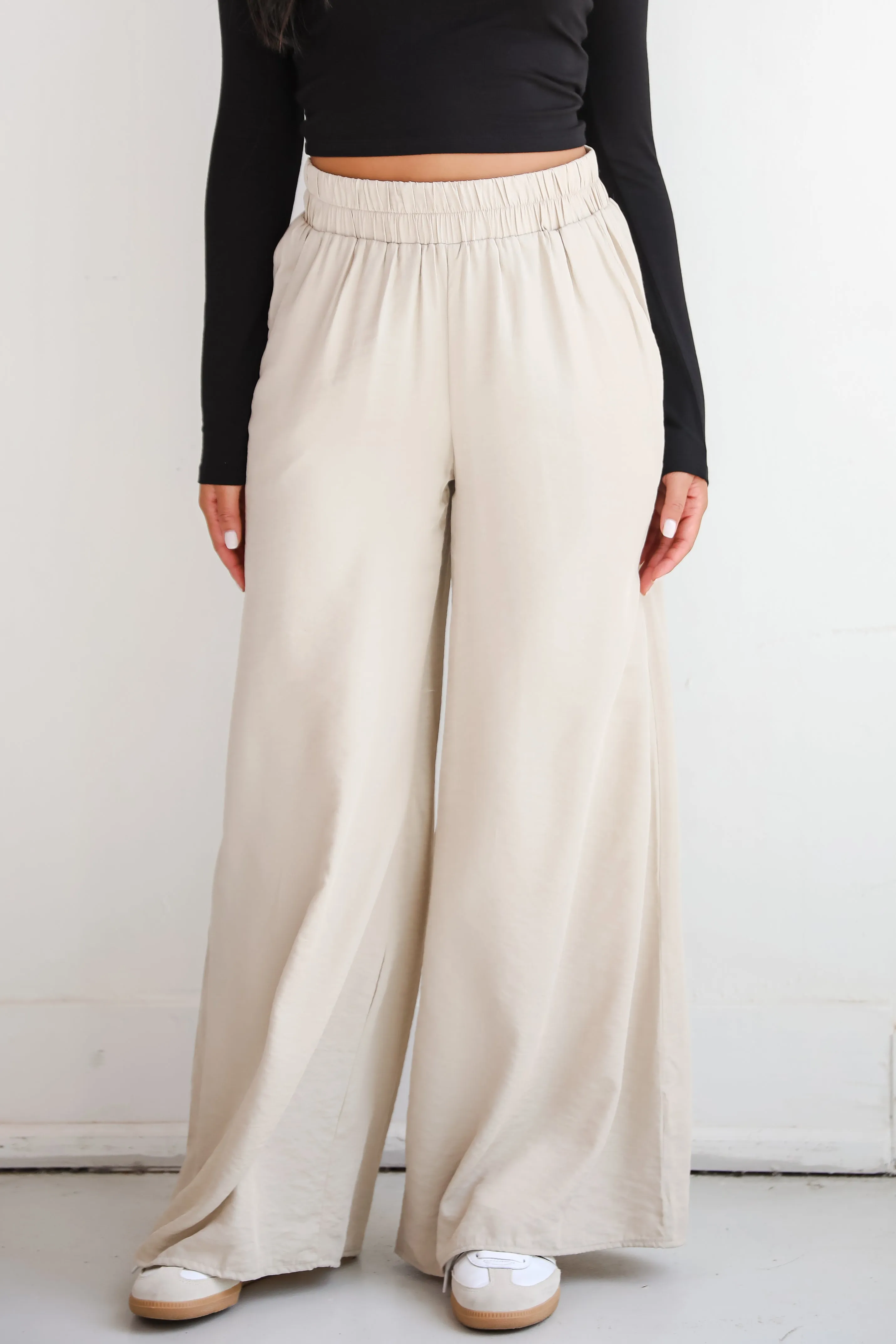 FINAL SALE - Positively Delightful Wide Leg Pants