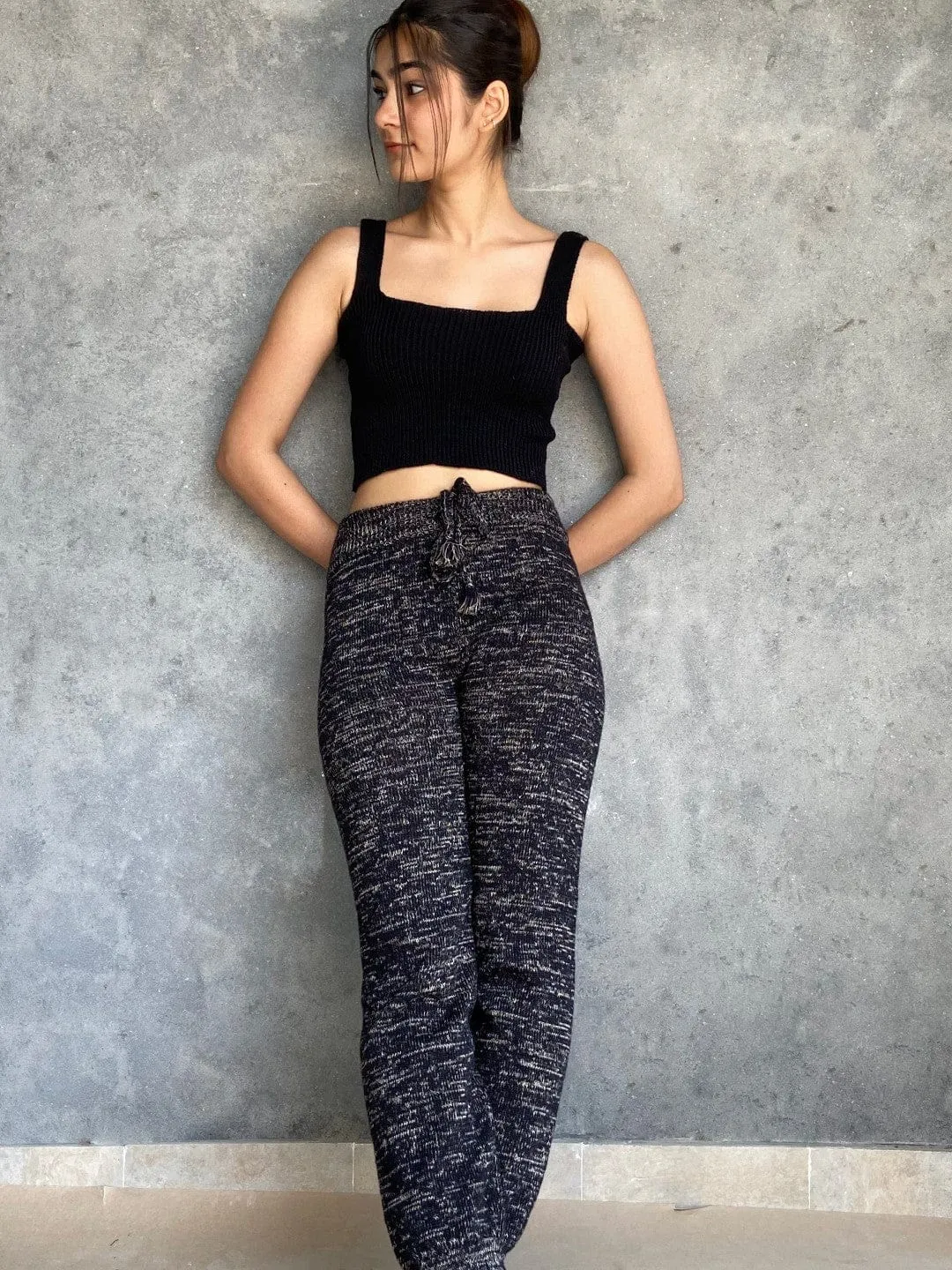 Foxys Midnight Merino Crop Top