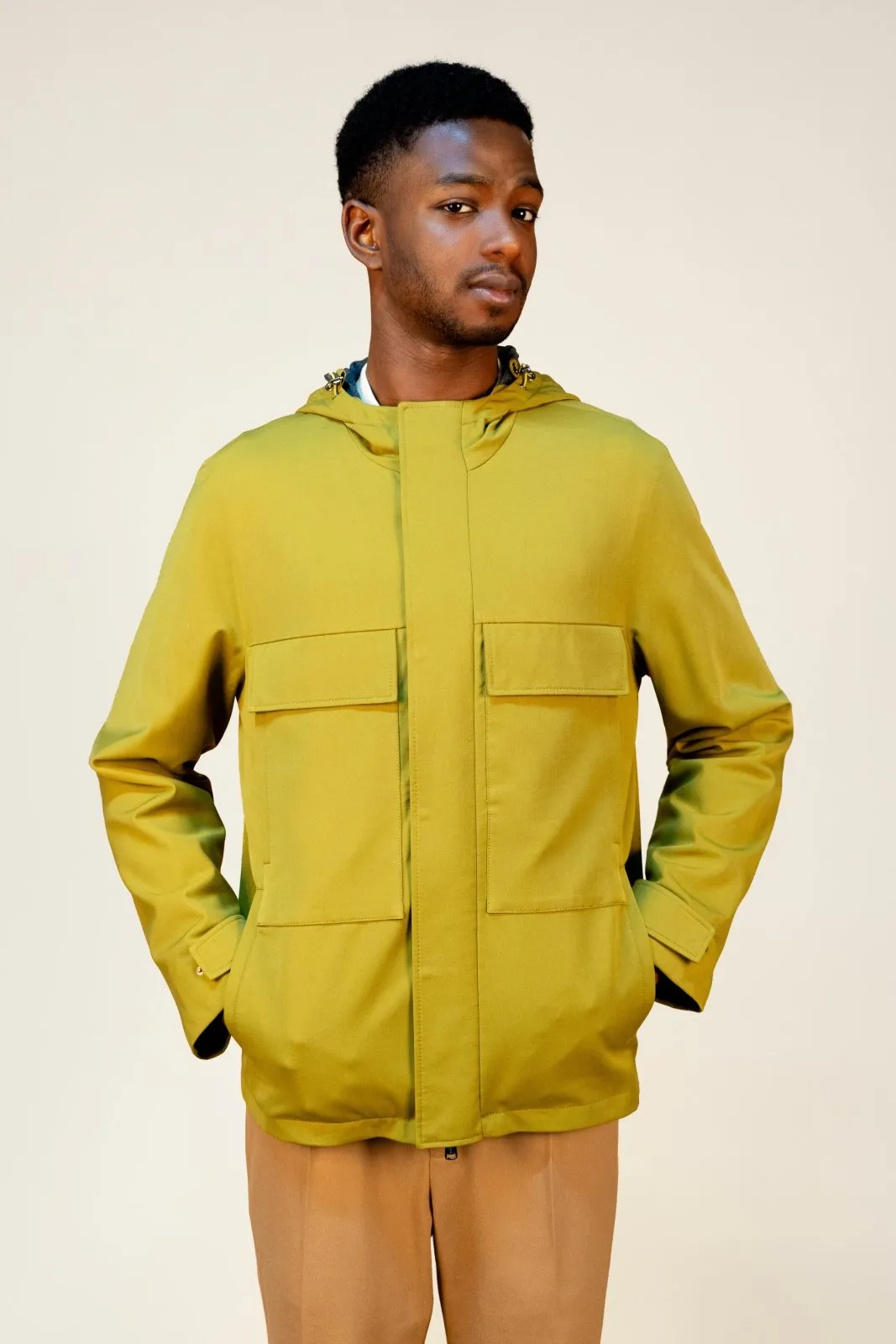 Golden Olive Field Jacket