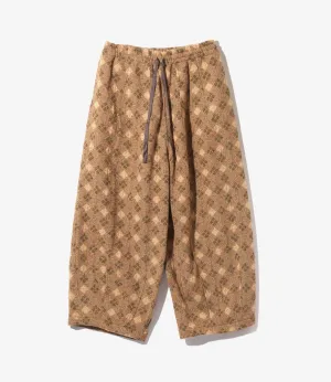 HDP Pant – Brown Argyle Jacquard