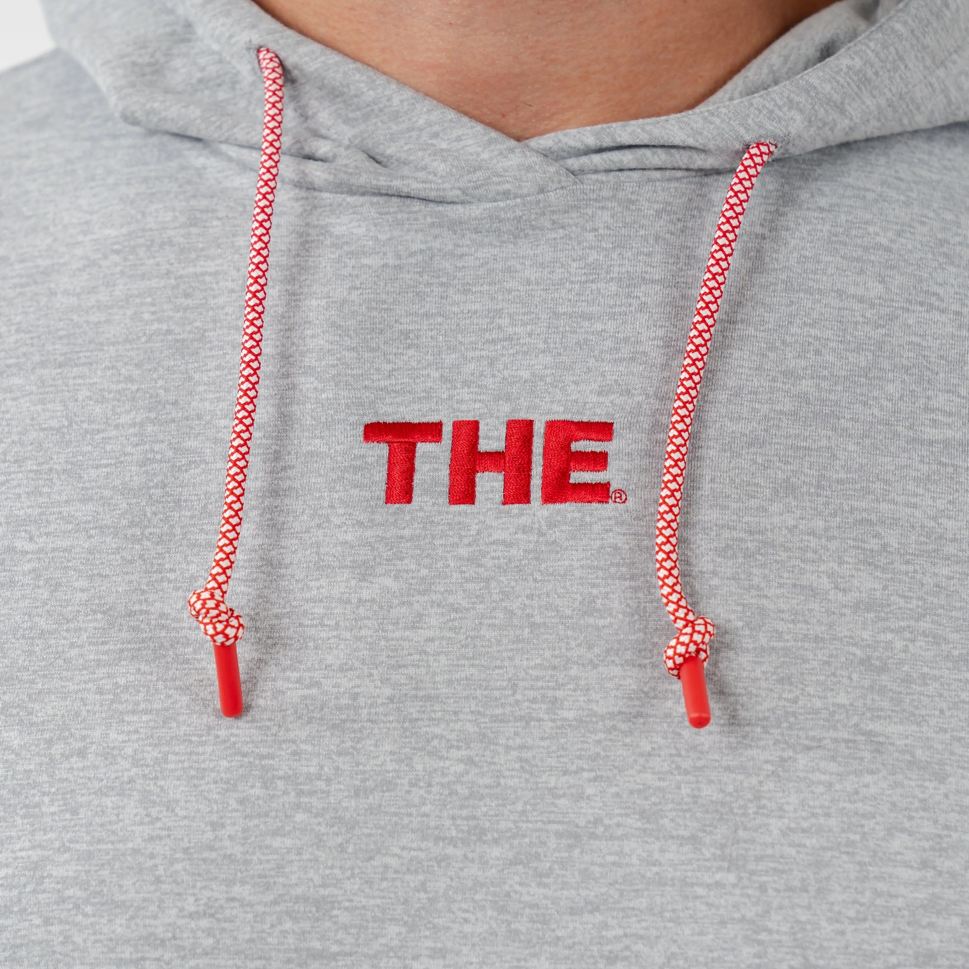 Ohio State Hesi Collegiate Hoodie - Heather Grey, Stainless Steel Accents, White Logo