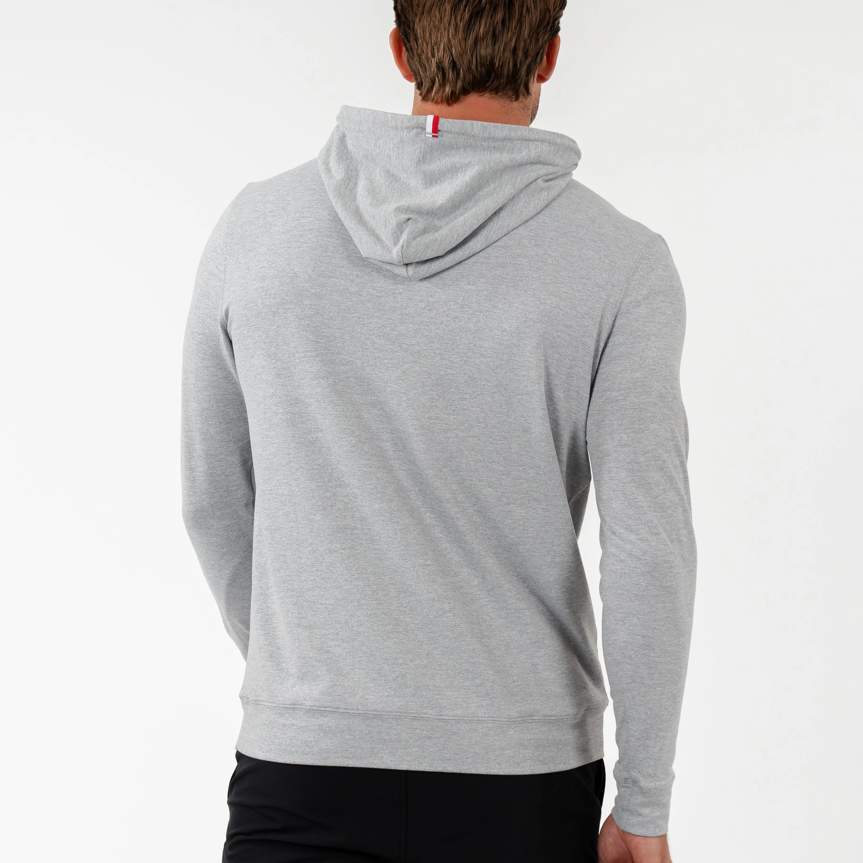 Ohio State Hesi Collegiate Hoodie - Heather Grey, Stainless Steel Accents, White Logo