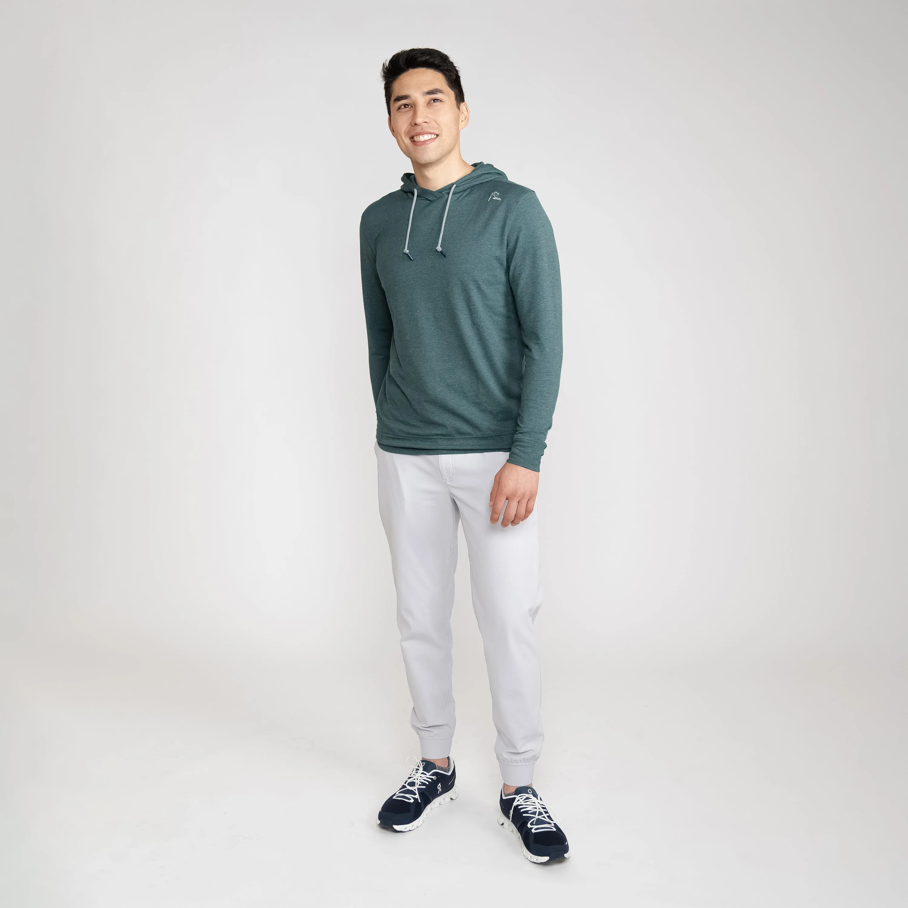 Hesi Performance Hoodie | Heather - Ponderosa Green/Willow Green