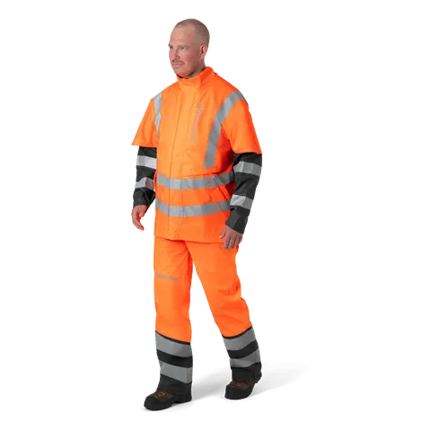 Husqvarna Functional Hi-Viz Rain Jacket