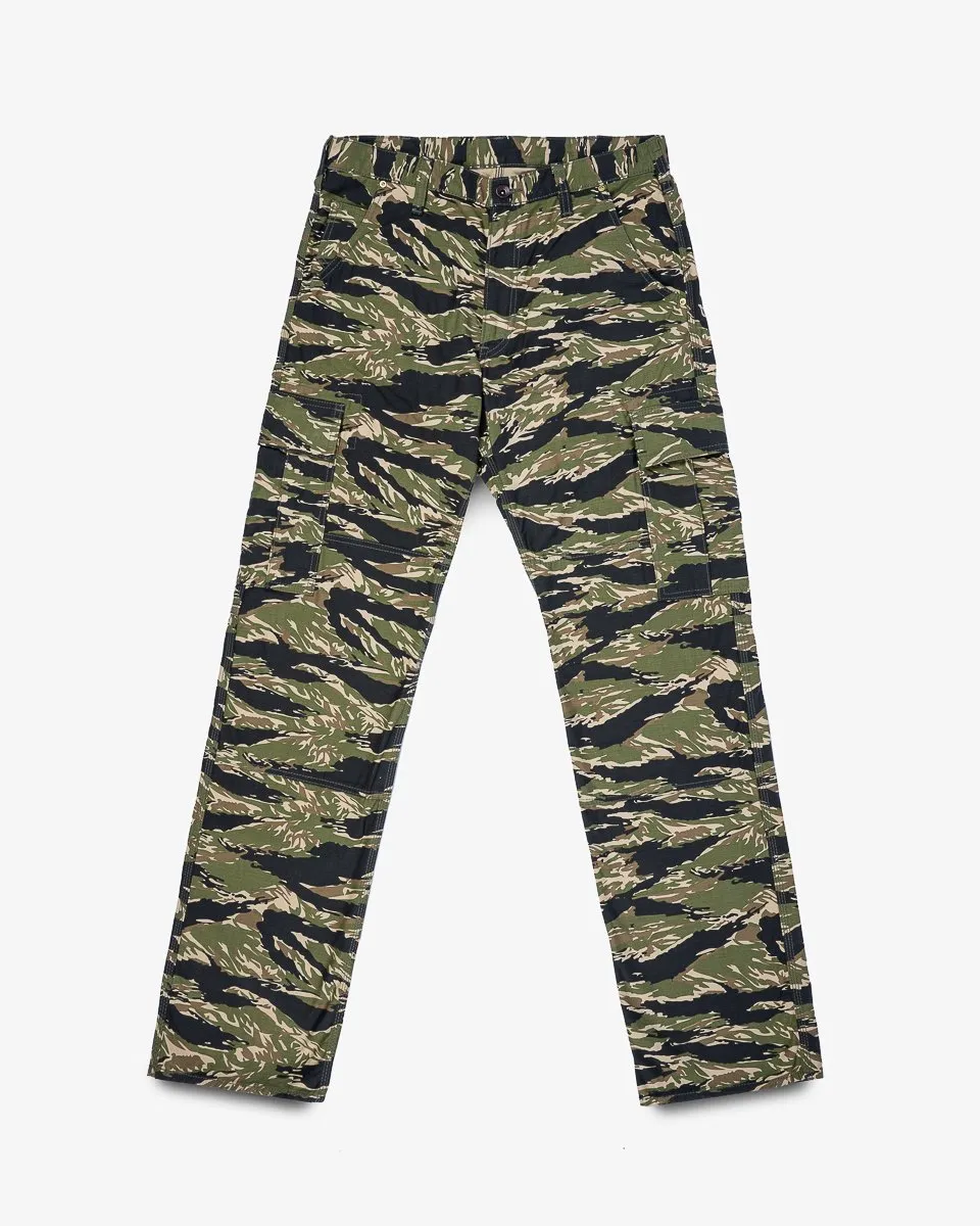 Iron Heart IH-737-TSC Satin Camouflage Cargo Pants - Tiger Stripe