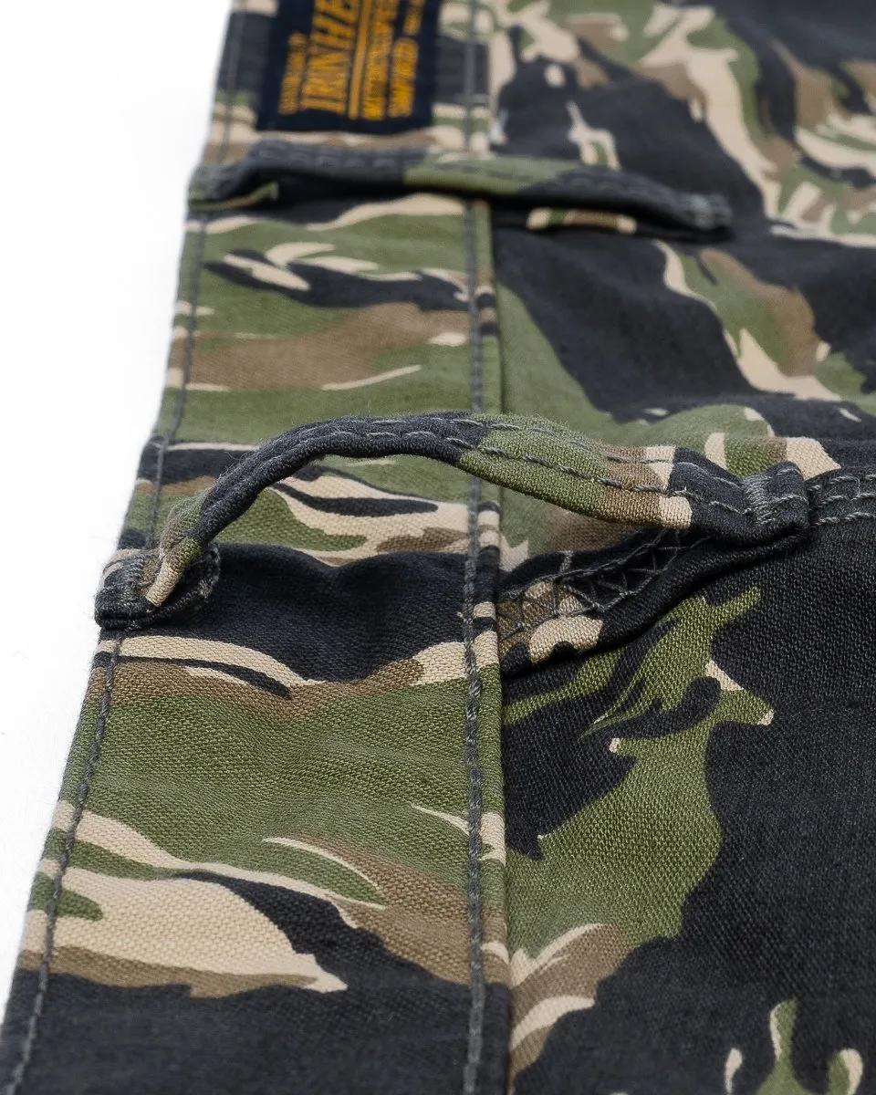 Iron Heart IH-737-TSC Satin Camouflage Cargo Pants - Tiger Stripe