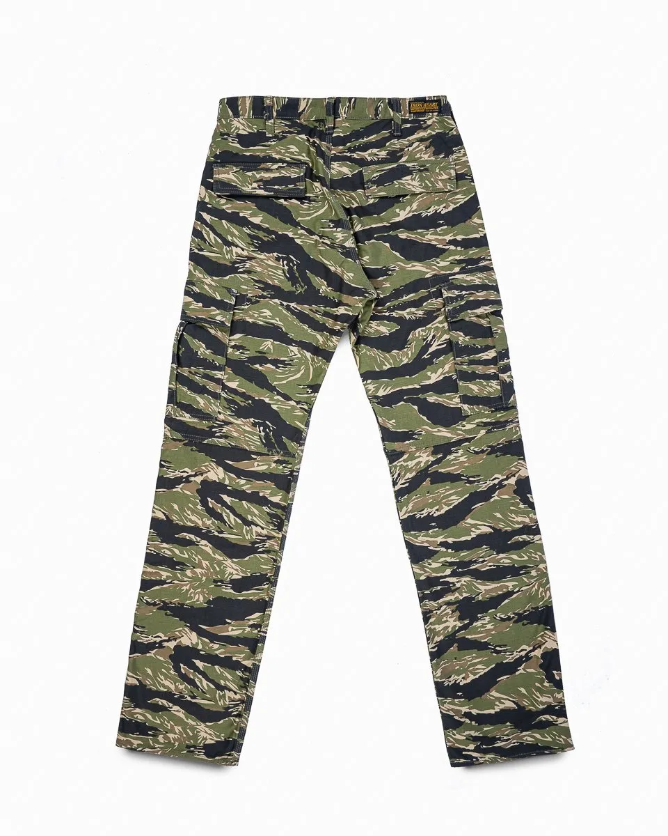 Iron Heart IH-737-TSC Satin Camouflage Cargo Pants - Tiger Stripe