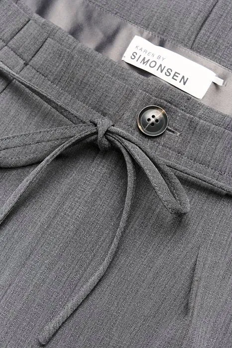 Karen By Simonsen Kbro Pant in Grey Melange