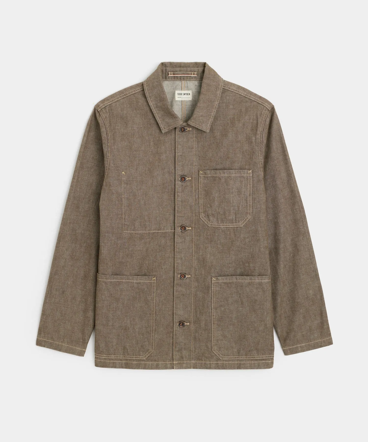 Whiskey Lightweight Japanese Denim Chore Coat