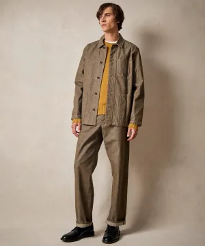 Whiskey Lightweight Japanese Denim Chore Coat