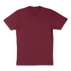 Lightweight Short Sleeve Tee - Maroon