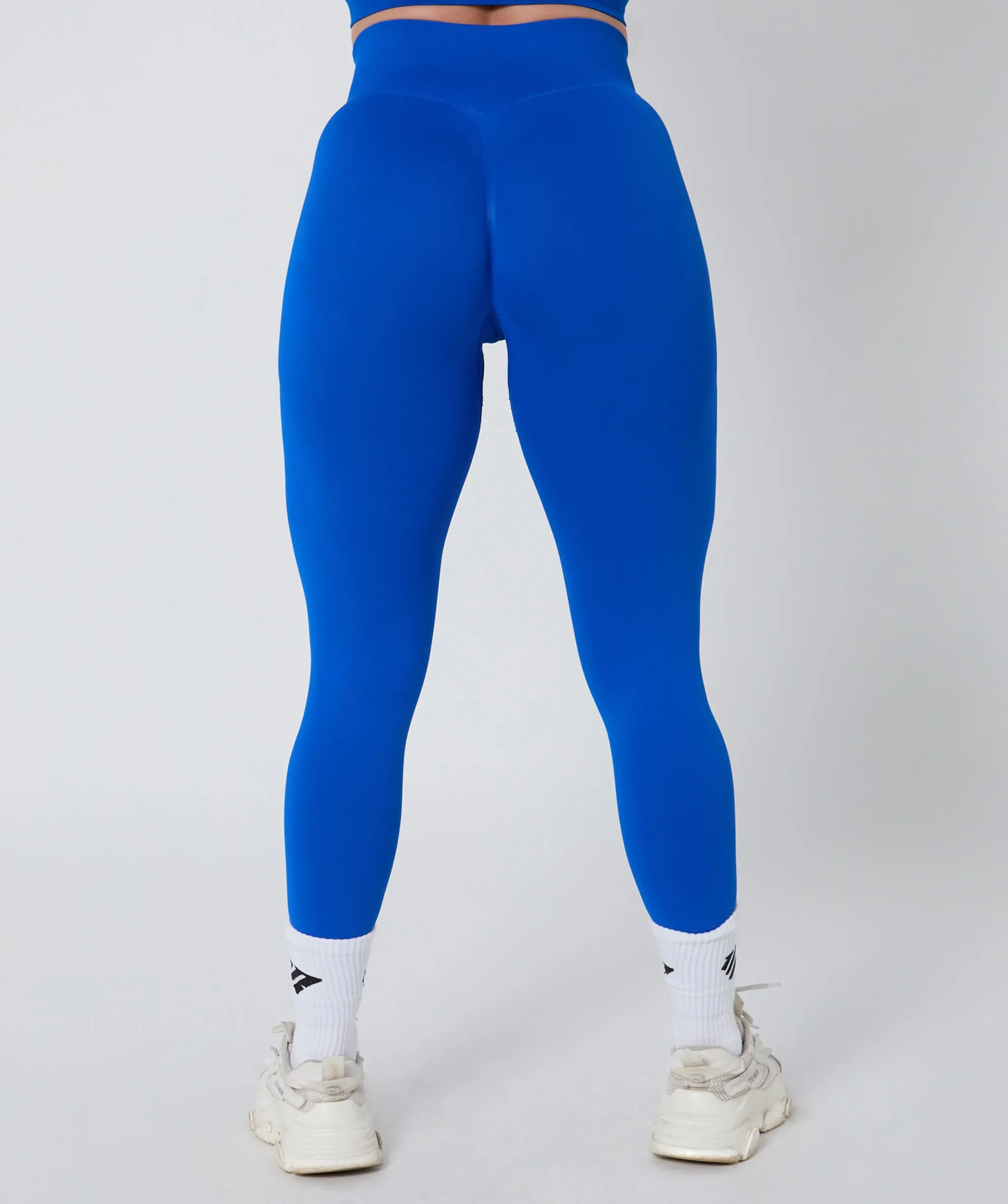 Luscious Seamless Full Length Leggings Electric Blue