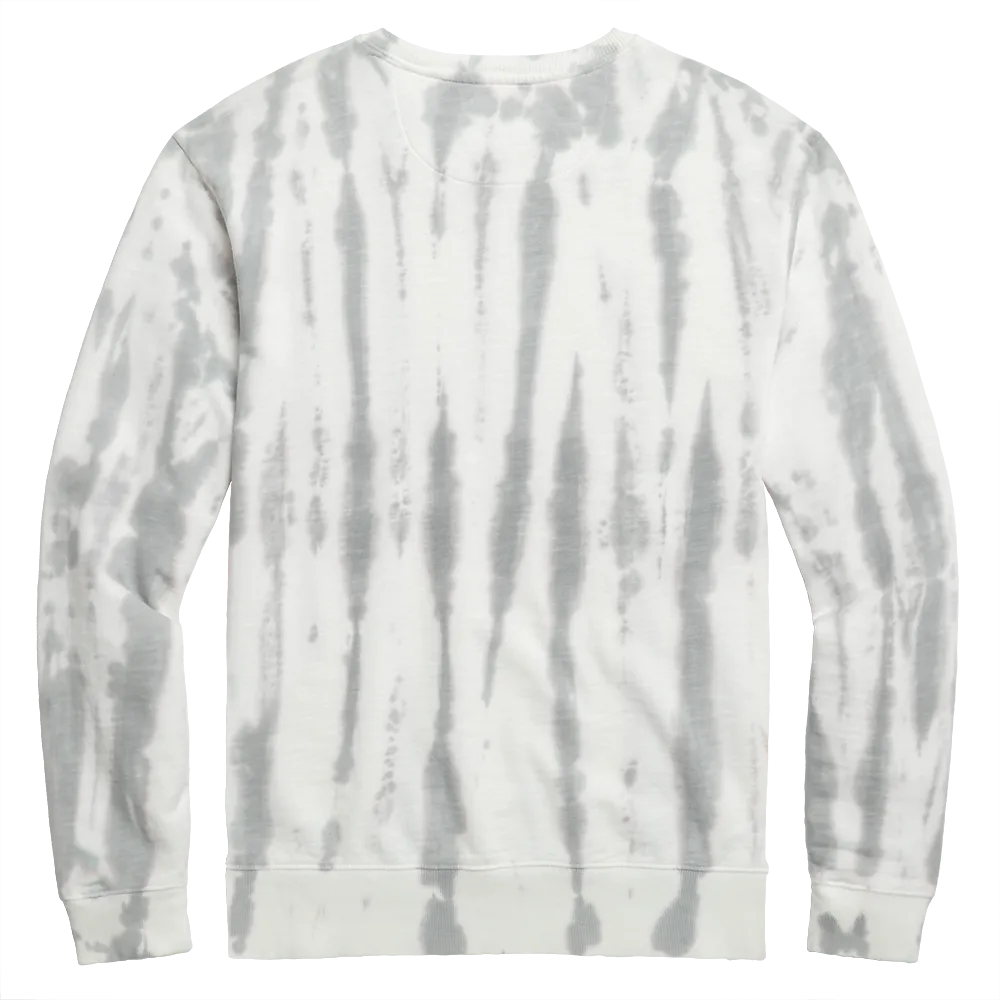 MU420TD Weathered Terry Tie Dye Crew