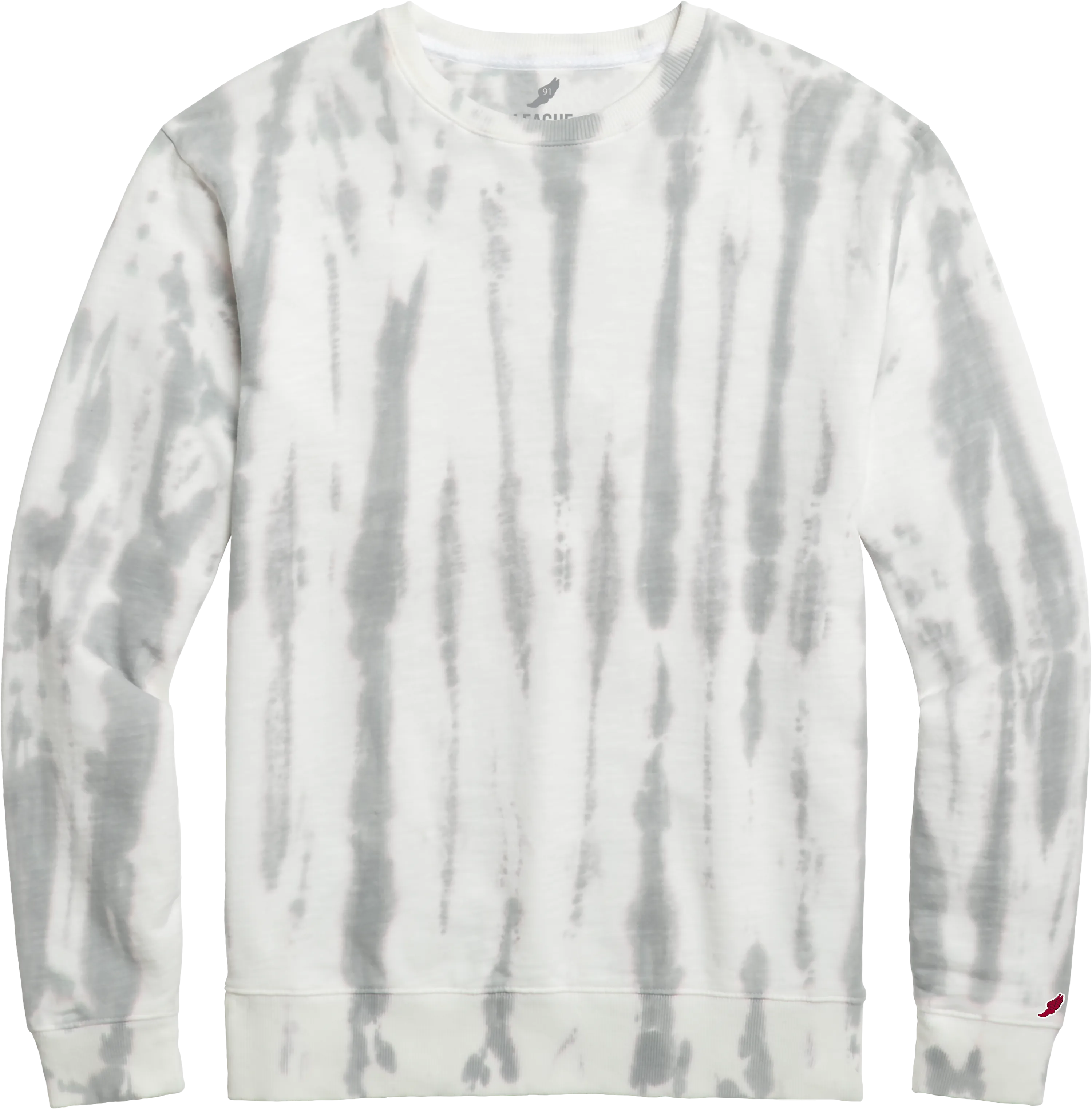 MU420TD Weathered Terry Tie Dye Crew