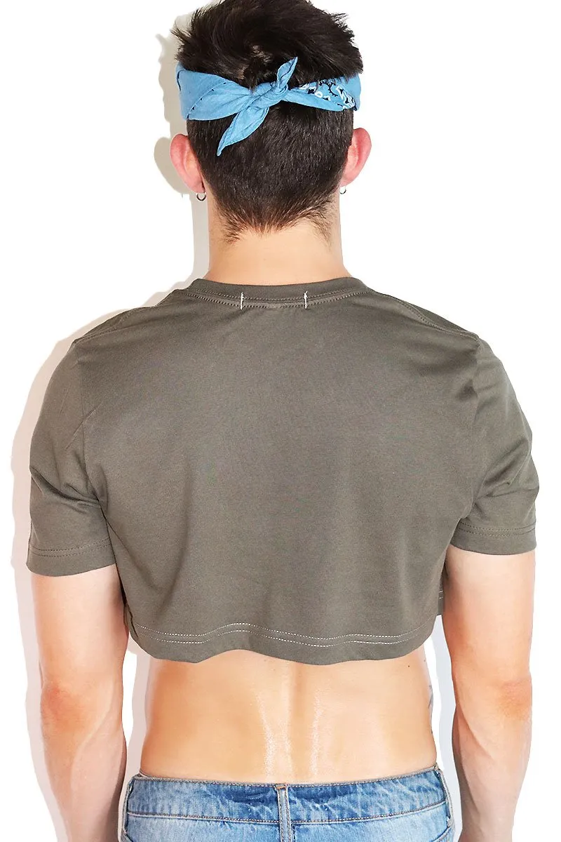 Multipack-Core Extreme Crop Tees-Military