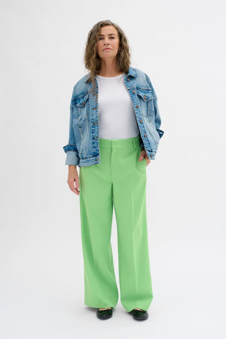 My Essential Wardrobe Carla Pant in Irish Green