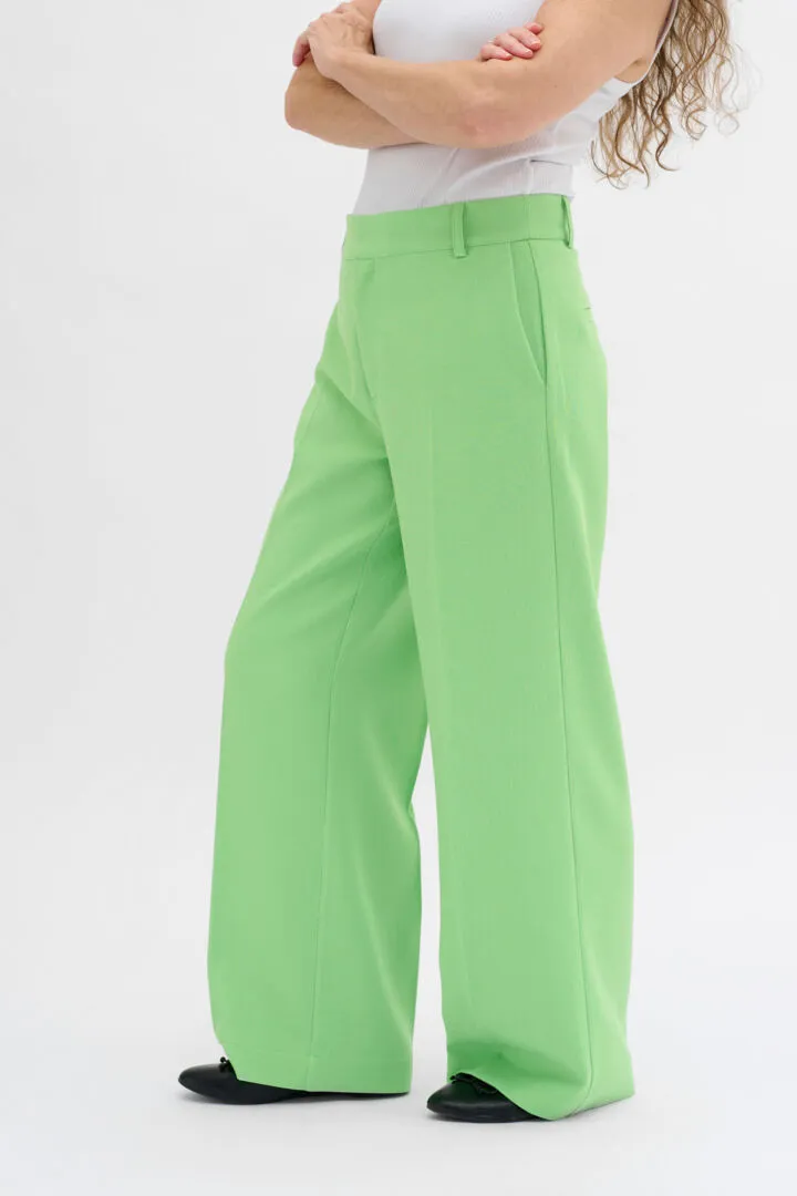 My Essential Wardrobe Carla Pant in Irish Green