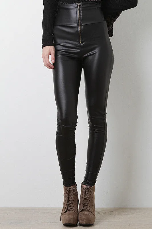 Mysterious Silhouette High Waist Leggings