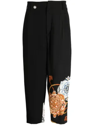 Ny Kimono Patchwork Trousers