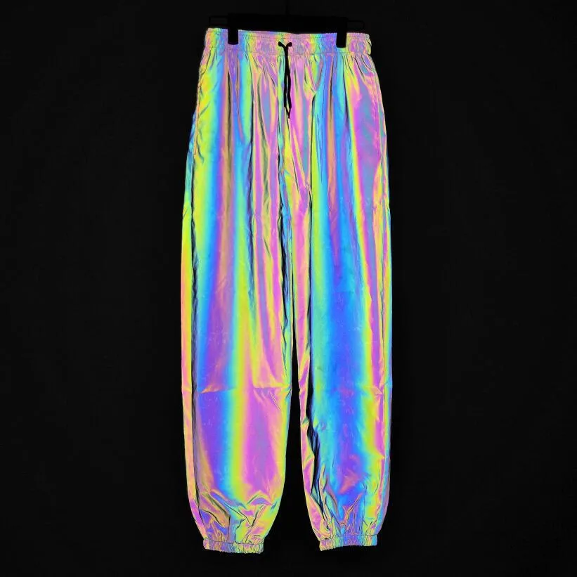 Rainbow Reflective Jogger Pants